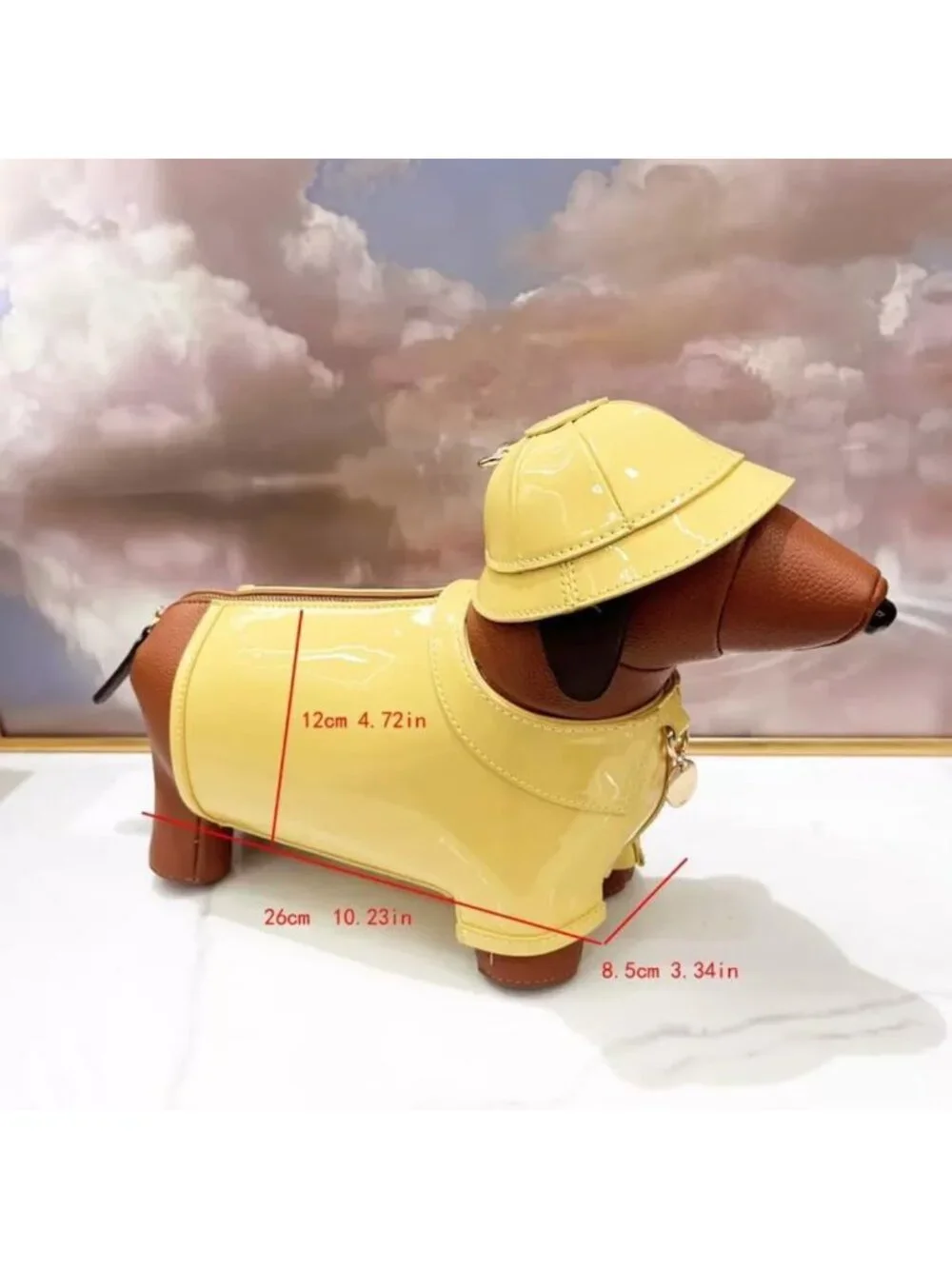 Adorable Dachshund Shoulder Bag | Cute Small Dog Purse for Pet Lovers